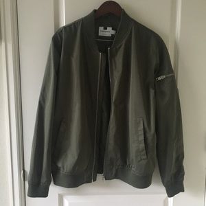Men’s TOPMAN Green Bomber